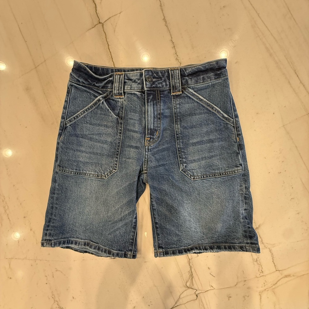 KanCan Washed Blue Denim Women's Jean Shorts